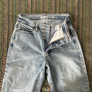 Old Navy Curvy Sky-Hi Barrel Leg Jeans W10L